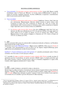 Seconda Guerra Mondiale: Cause e Svolgimento 1939-1940