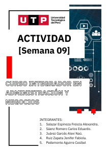 Trabajo UTP: Plan de Marketing de Productos Naturales