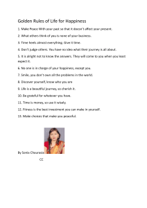 Golden Rules of Life for Happiness: 13 Tips for Well-Being