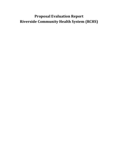 Proposal Evaluation Report: EHR vs. Staffing Analytics
