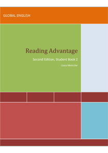 Reading Advantage Student Book 2: Global English Readings