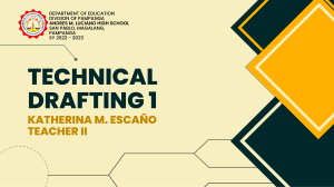 Technical Drafting 1: Tools, Materials, & Lettering
