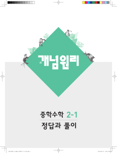 개념원리 중학수학2-1