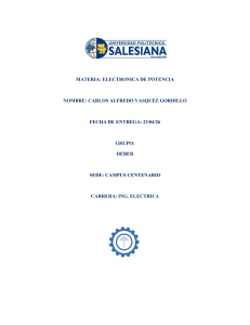 Electronica de Potencia: Fundamentos y Aplicaciones