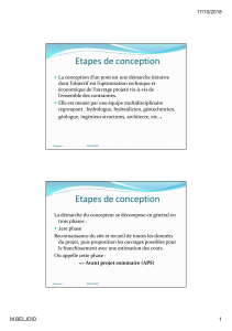 &Eacute;tapes de conception d'un pont - Guide technique