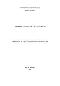 Orienta&ccedil;&atilde;o de Produto vs Marketing: An&aacute;lise da Empresa Beta