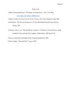Works Cited: Literature, Film, and Academic Sources