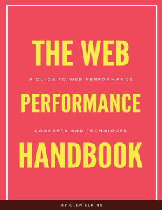The Web Performance Handbook: Web Optimization Guide