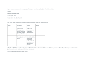 T.S. Eliot Poetry Analysis: Themes of Loneliness & Psyche