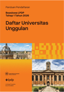 LPDP Scholarship 2026: Prestigious Universities List