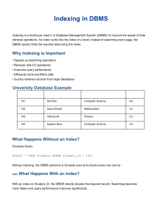 Indexing in DBMS: A Guide to Database Optimization