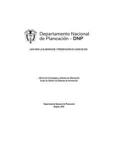 Gu&iacute;a para la Elaboraci&oacute;n y Presentaci&oacute;n de Casos de Uso