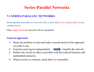 Series-Parallel Networks: DC Circuit Analysis Guide