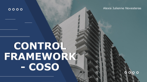 COSO Control Framework Presentation