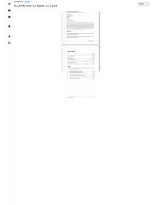 ACCA PM Exam Kit Kaplan 2025-2026 Study Guide
