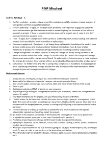 PMP Mind-set Study Guide