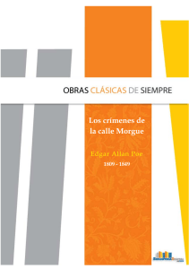 Los cr&iacute;menes de la calle Morgue - Edgar Allan Poe