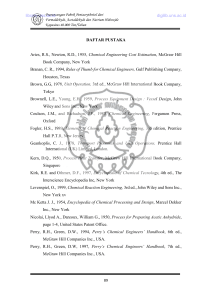 Pentaerythritol Plant Design Bibliography: Formaldehyde, Acetaldehyde, NaOH