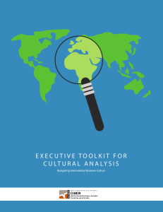 Executive Toolkit for Cultural Analysis: Navigating International Business Culture