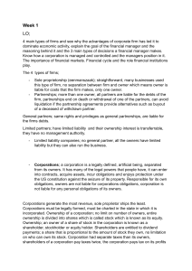 Business Finance Textbook: Firms & Financial Management