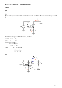 ELEG3202 Homework 2 Solutions: MOSFET Circuits