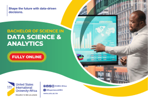 USIU-Africa BSc Data Science & Analytics Program