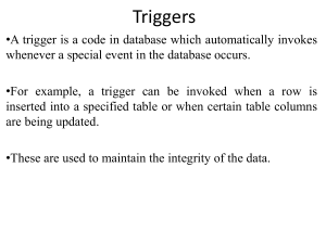 Database Triggers: Definition, Syntax, and Examples
