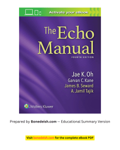 The Echo Manual 4th Edition: Echocardiography Reference