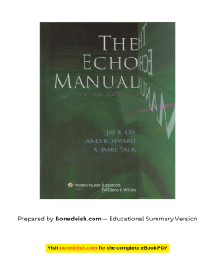 The Echo Manual 3rd Edition Summary