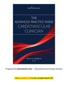 Advanced Practice Nurse Cardiovascular Clinician Textbook
