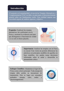 Vadem&eacute;cum de Terapias Alternativas: An&aacute;lisis F&iacute;sico y Evidencia