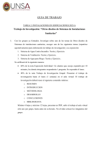 Gu&iacute;a de Trabajo: Proyecto de Investigaci&oacute;n Sistemas Sanitarios