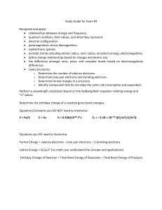 Chemistry Exam #3 Study Guide: Key Topics & Equations