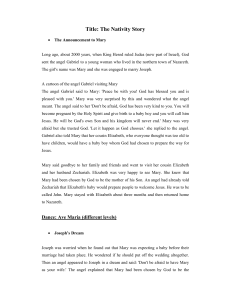 The Nativity Story: Christmas Performance Script