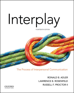 Interplay: Interpersonal Communication Textbook