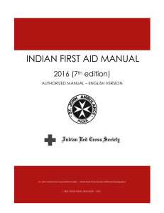 Indian First Aid Manual 2016 (7th Ed) - St. John Ambulance & Red Cross