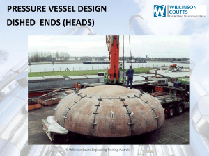 Pressure Vessel Design: Dished Ends (Heads)
