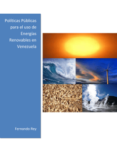 Pol&iacute;ticas P&uacute;blicas para Energ&iacute;as Renovables en Venezuela