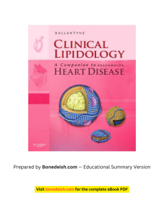 Clinical Lipidology Companion Textbook