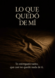 Lo que qued&oacute; de m&iacute;: Un Viaje de Autoconocimiento