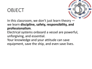 Marine Electrical Safety: Essential Rules & Procedures