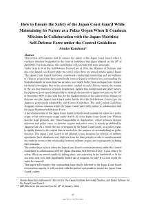 Ensuring Japan Coast Guard Safety During Joint Missions with JMSDF
