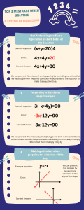 Top 3 Mistakes Solving Systems of Equations