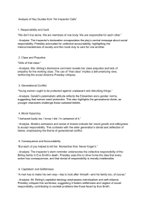 An Inspector Calls key quotes