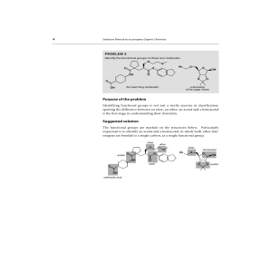 Organic Chemistry Solutions: Functional Groups Problem