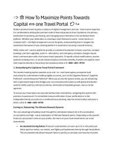 How to Maximize Capital One Travel Points: Ultimate Guide