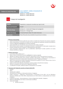 Trabajo de Investigaci&oacute;n: An&aacute;lisis de Estados Financieros