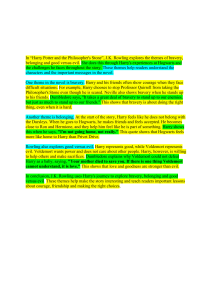 Themes in Harry Potter and the Philosopher's Stone
