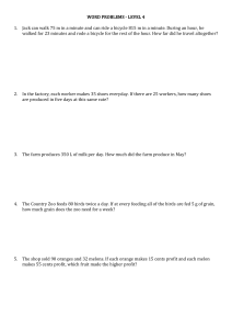 Level 4 Math Word Problems Workbook