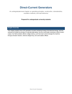 Direct-Current Generators: Principles & Operation